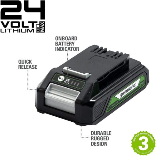 Greenworks 24 volt 2 Ah accu