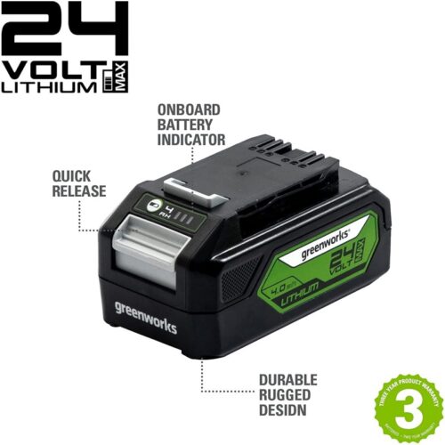 Greenworks 24 volt 4 Ah accu