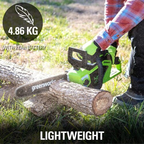 Kettingzaag 35cm, 40 VOLT incl. 2x 2.0Ah accu