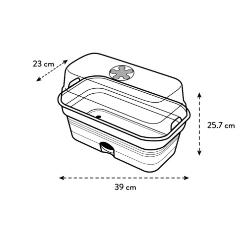 KWEEKTRAY ALLIN1 L LEAF GREEN