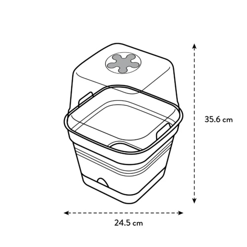 GROWPOT ALLIN1 25 LEAF GREEN