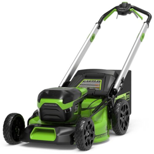 Greenworks 60 volt accu grasmaaier 46 cm incl. 2 x 60 volt 2 Ah + 60 volt lader