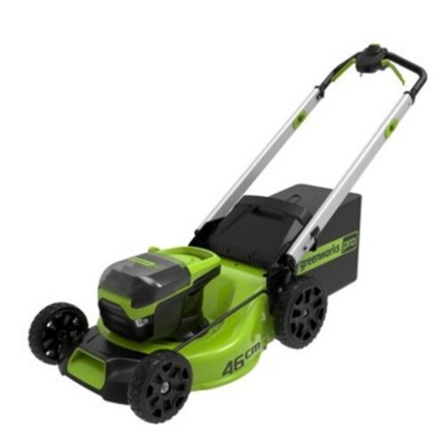 Greenworks 60 volt accu grasmaaier 46 cm incl. 2 x 60 volt 2 Ah + 60 volt lader