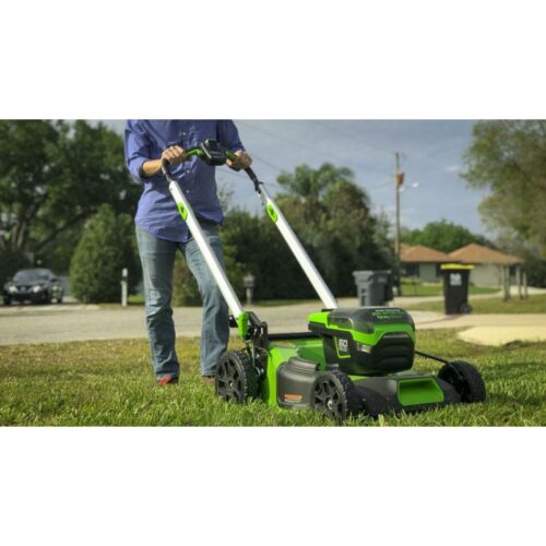 Greenworks 60 volt accu grasmaaier 51 cm incl. 2 x 60 volt 2 Ah + 60 volt lader