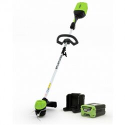 Greenworks 60 volt accu trimmer, 40 cm instelbare snijbreedte Digipro incl. 60 volt 2 Ah + 60 volt lader