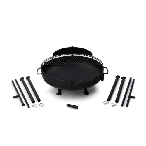 Barebones Cowboy Fire Pit Grill Systeem