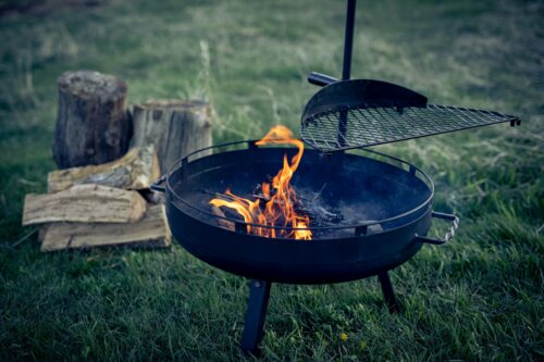 Barebones Cowboy Fire Pit Grill Systeem Small