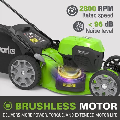 Greenworks 2×24 volt accu Grasmaaier 46 cm