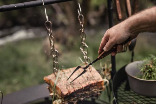 Barebones Cowboy Cooking Carving Fork