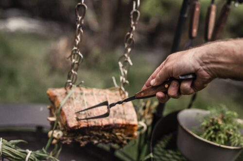 Barebones Cowboy Cooking Carving Fork