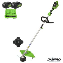 Trimmer 2x24 volt incl 2x4Ah accu en dual lader