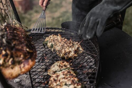 Barebones Cowboy Cooking skewer/vleespennen set