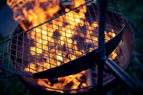 Barebones Cowboy Fire Pit Grill Systeem Small