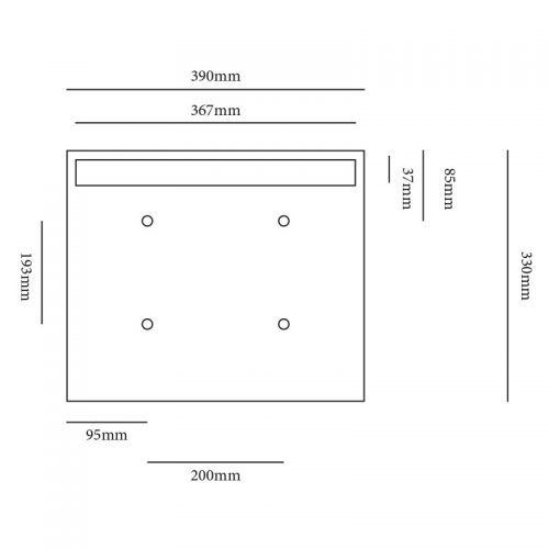 briefkast LT160 wit