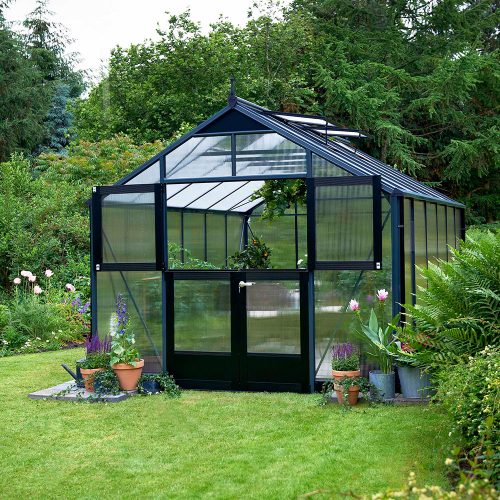 Tuinkas Premium 130, Polycarbonaat, antractiet