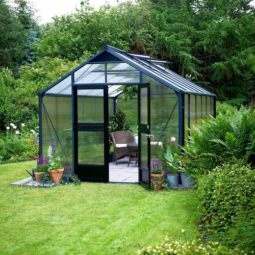 Tuinkas Premium 130, Polycarbonaat, antractiet